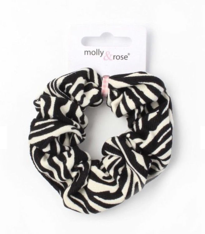 Picture of 8157 / 1573 REGULAR - BLACK AND CREAM SCRUNCHIES DIA.10CM